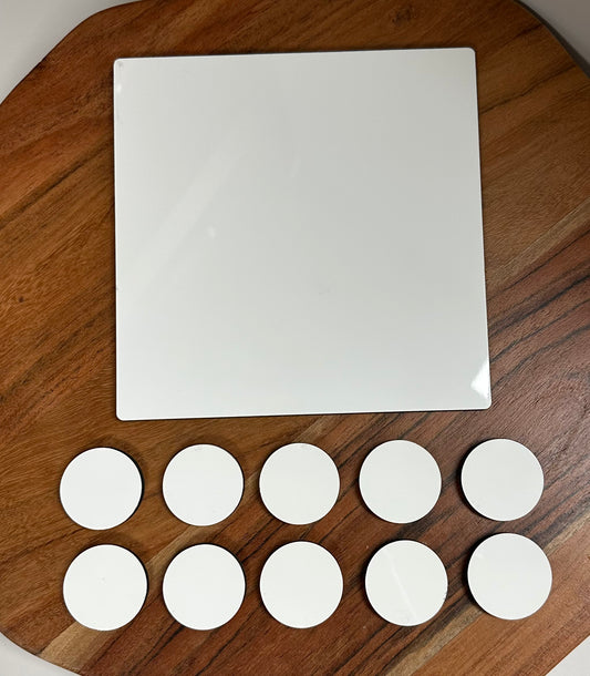 TicTacToe/Game Board Double Sided Sublimation!