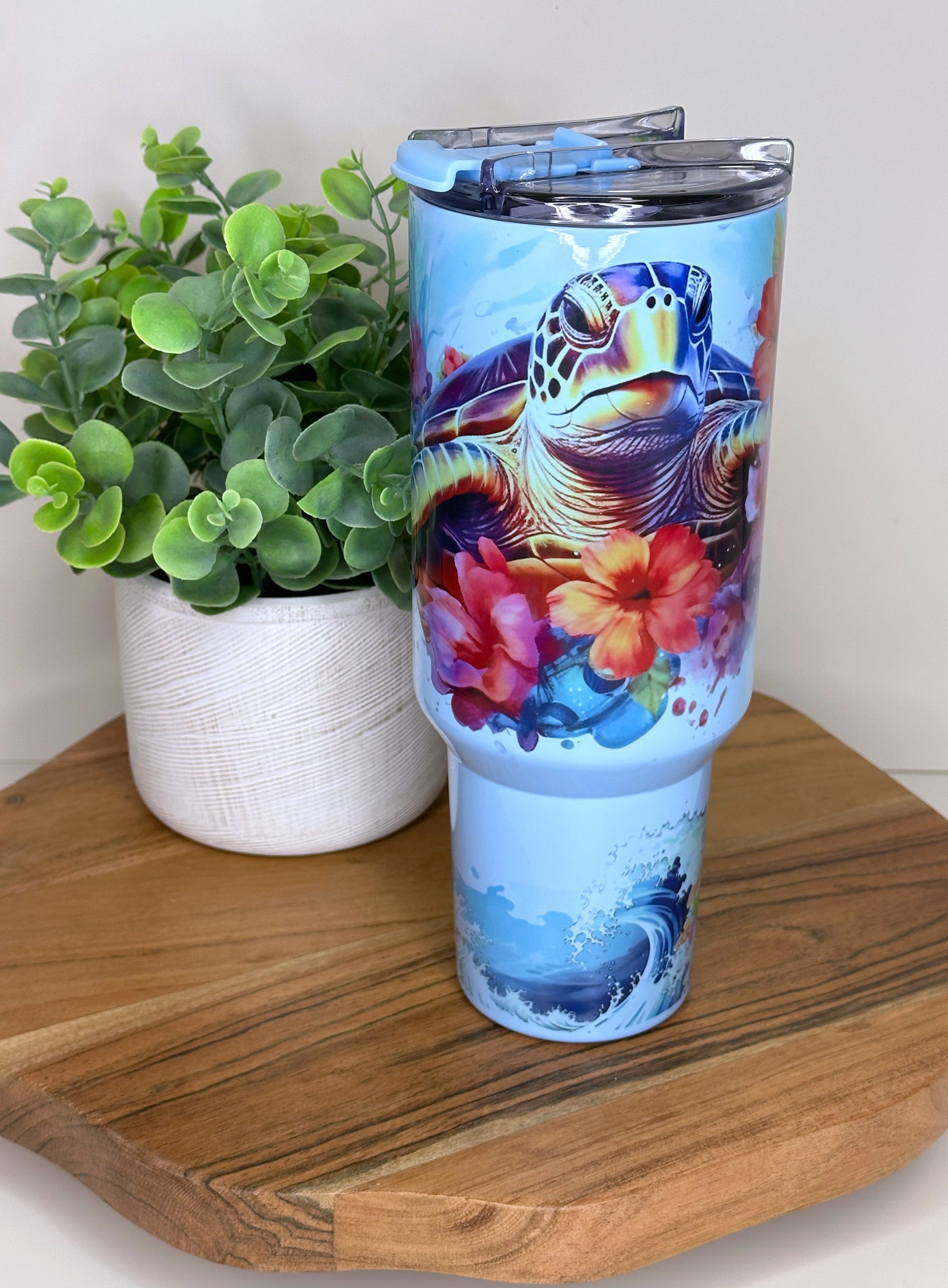 40 oz 2.0 Color w/ Handle Sublimation Tumbler – Stainless Steel