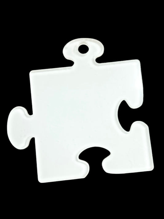 Puzzle Piece Acrylic Sub Ornaments / Car Hangers