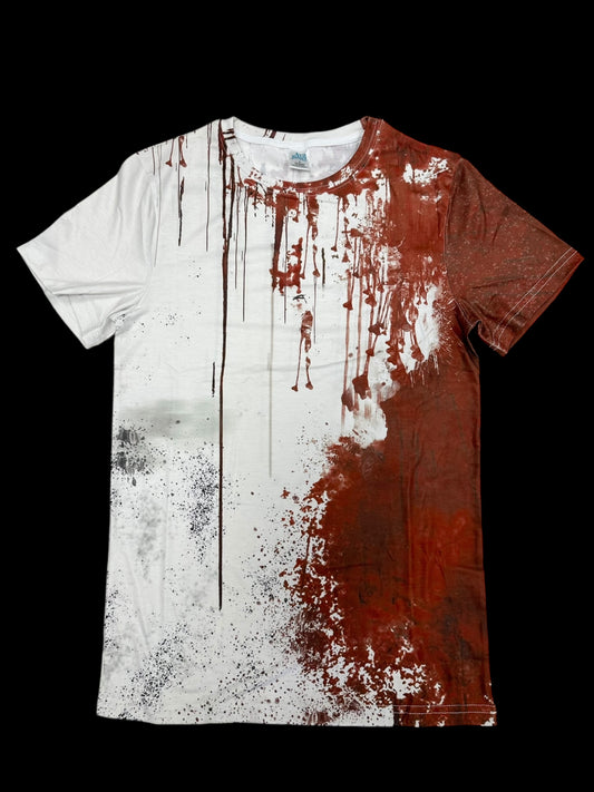 Horror Faux Bleached Adult Unisex Shirts