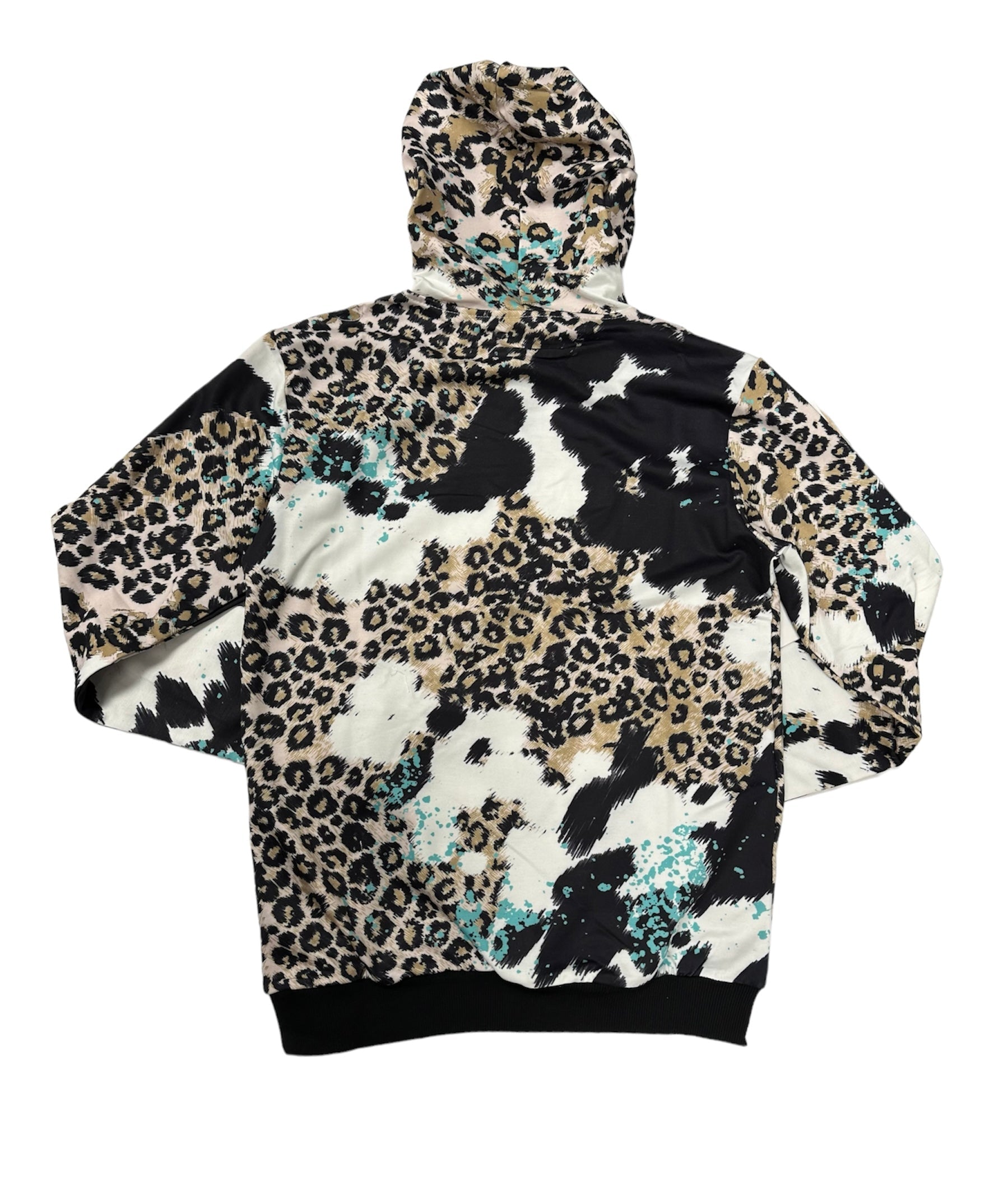 Warehouse leopard motif sales sweatshirt